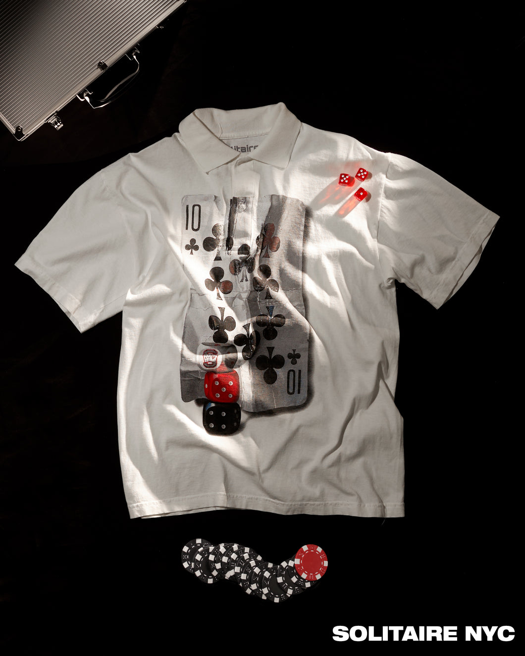 WRINKLED 10 OF CLUBS POLO